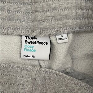 TNA Gray Sweatfleece Pants